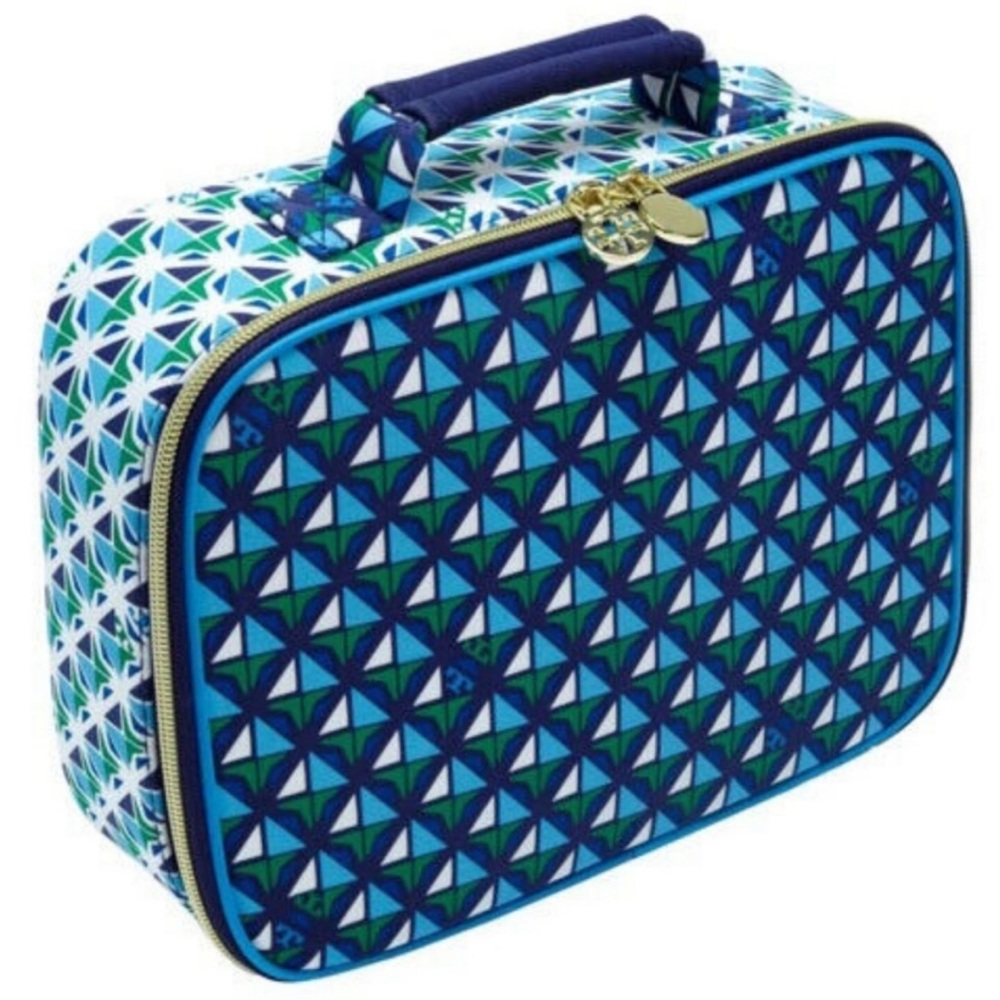 TORY BURCH X NEIMAN MARCUS X TARGET Blue Kaleidoscope Lunch Box Bag